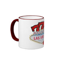 Gambler's Favourite Las Vegas Ringer T Mug