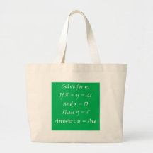 Gambler's Math Canvas Bag