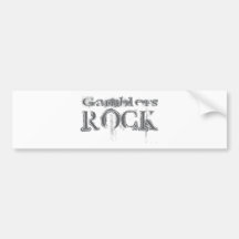 Gamblers Rock Bumper Stickers