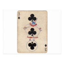 Gambling Clown Postcards