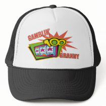 Gambling Granny T-shirts and Gifts For Her Mesh Hats