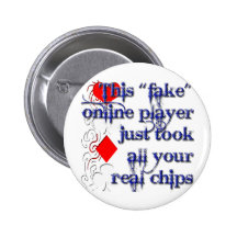 Gambling Poker Player Pins