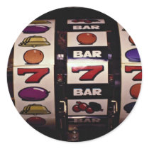 Gambling, slot machines sticker