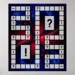 Game Board Print