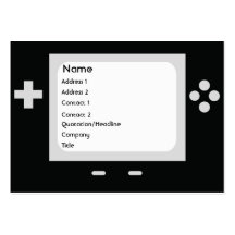 Game - Chubby Business Card Templates