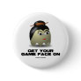 Game Face Geisha (Retro Avatar) Pinback Buttons