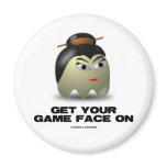 Game Face Geisha (Retro Avatar) Fridge Magnet