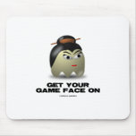 Game Face Geisha (Retro Avatar) Mouse Pad