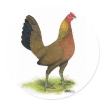 Game Hen Red Stickers