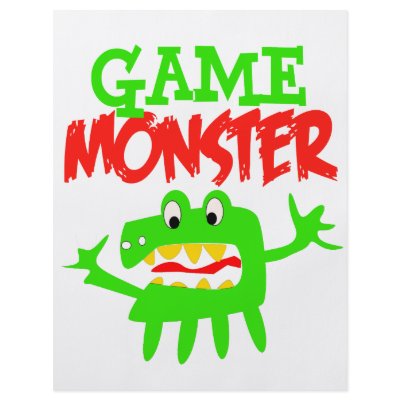 Game Monster Personalized Flyer by GamerFun