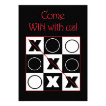 Game Night Invitations - Win with Us