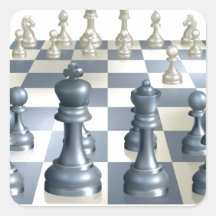 Game of chess illustration stickers