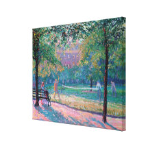 Game of Tennis Canvas Print