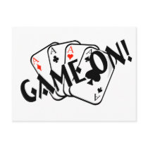 Game On (Aces) Post Card