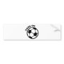 Game On Soccer Ball - football Bumper Sticker