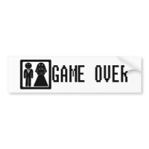 Game Over Bumper Sticker