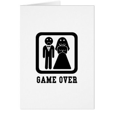 Game Over Greeting Cards by robby1982