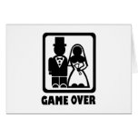 Game over greeting cards