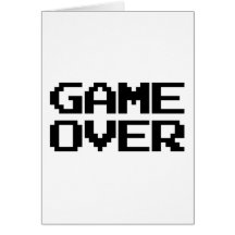 Game Over Card