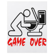 Game Over Drunk Custom Flyer