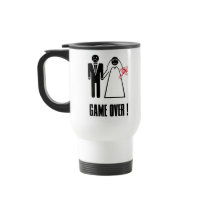 Game Over! Engagement Wedding Honeymoon Travel Mug