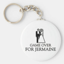 Game Over For Jermaine Keychain