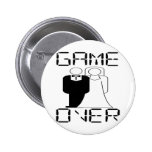 GAME OVER Funny Wedding Design Pin