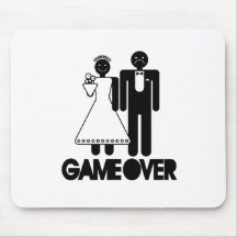 Game Over - Funny Wedding Gifts Mouse Pads