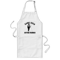 Game over getting married apron