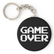 Game Over Keychain