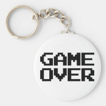 Game Over Keychain