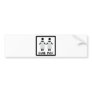 game over lesbian couple icon bumper sticker