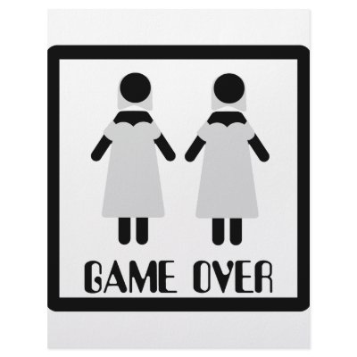game over lesbian couple icon by TomaniacLines