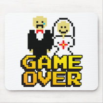 Game over marriage (8-bit) mousepad