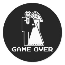 game over marriage funny wedding tshirt