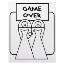 "Game Over" Marriage (Homosexual) Letterhead Template
