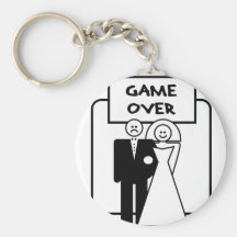 "Game Over" marriage Keychain