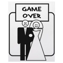 "Game Over" marriage Letterhead