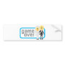 Game Over Marriage (Miis) Bumper Stickers