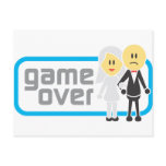 Game Over Marriage (Miis) Postcard