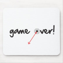 game over mouse pad