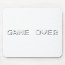 GAME OVER MOUSE PADS