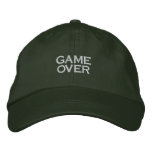 GAME OVER, PC GAME PLAYER CAP embroidered hats