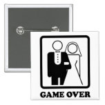 Game Over Pinback Buttons