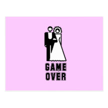 GAME OVER POST CARDS