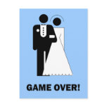 Game over post card