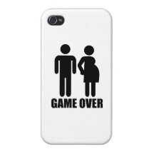 Game over Pregnancy iPhone 4/4S Cases