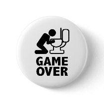Game over puke toilet