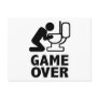 Game over puke toilet