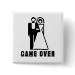 GAME OVER T-shirt Button